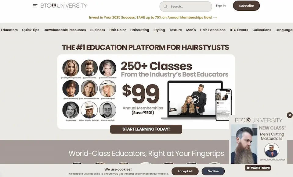 The hair industry's best educators all in one place